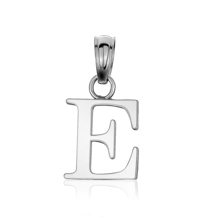 10kt White Gold Initial Charm All Letters Available Independent Jewellers Charm Necklaces