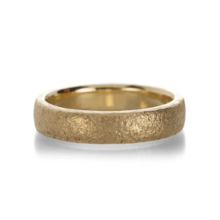 5mm 18k Yellow Gold Domed Band Edward Burrowes Rings