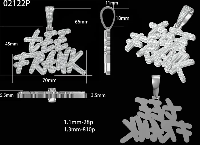 Bling Proud Necklaces Custom Moissanite Diamond Letters Pendant Deposit Non refundable Bling Proud Necklaces Custom Moissanite Diamond Letters Pendant Deposit Non refundable