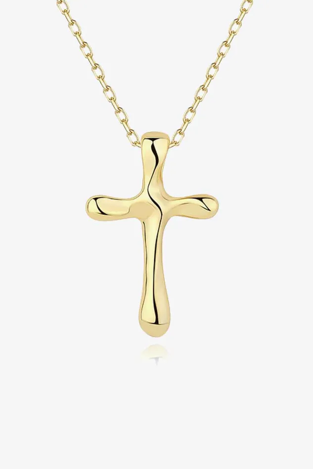 Cross Pendant 925 Sterling Silver Necklace Trendsi Necklaces