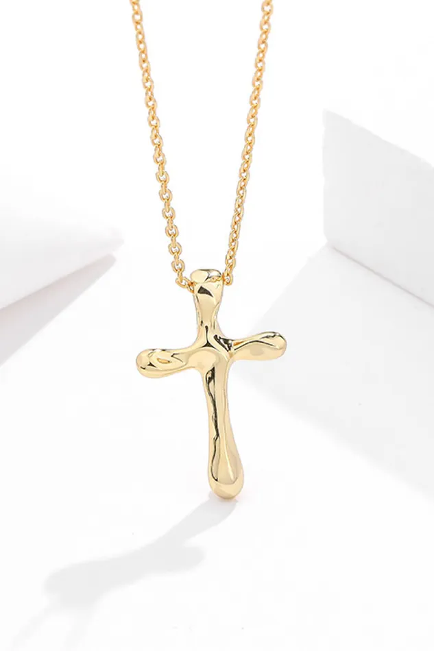 Cross Pendant 925 Sterling Silver Necklace Trendsi Necklaces