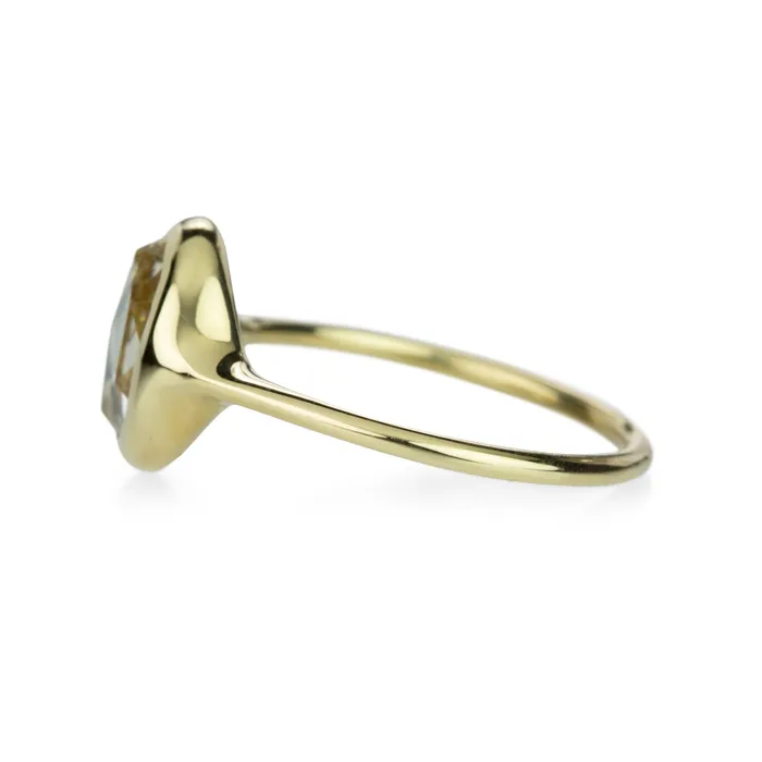 Diana Mitchell Rings 18k Oval Rose Cut Diamond Ring Diana Mitchell Rings 18k Oval Rose Cut Diamond Ring