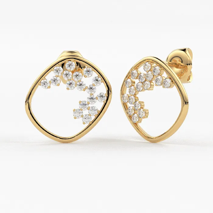Jalvi Co Earrings Diamond Cluster Earrings Diamond Earrings in 14k Solid Gold Designer Diamond Earrings Stud Earrings Statement Diamond Studs Gift Jalvi Co Earrings Diamond Cluster Earrings Diamond Earrings in 14k Solid Gold Designer Diamond Earrings Stud Earrings Statement Diamond Studs Gift