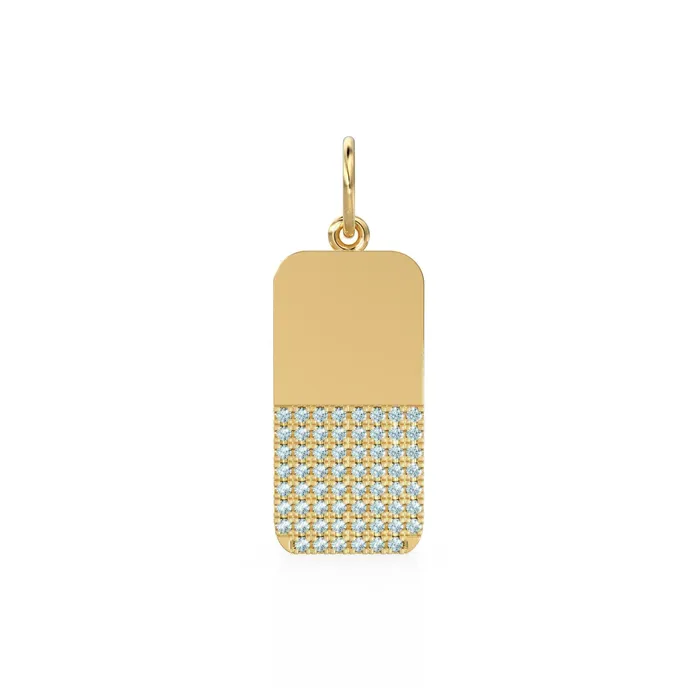 Jalvi Co Large Rectangle Pave Aquamarine Dog Tags 18k Solid Gold Rectangle Charm Pendant Military Aquamarine Square Men Necklace for Him March Necklaces Jalvi Co Large Rectangle Pave Aquamarine Dog Tags 18k Solid Gold Rectangle Charm Pendant Military Aquamarine Square Men Necklace for Him March Necklaces