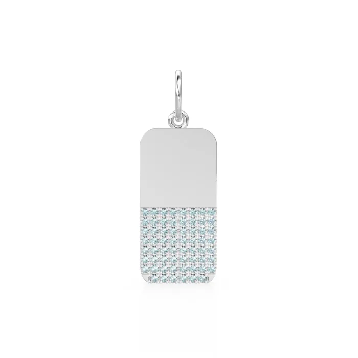 Jalvi Co Large Rectangle Pave Aquamarine Dog Tags 18k Solid Gold Rectangle Charm Pendant Military Aquamarine Square Men Necklace for Him March Necklaces Jalvi Co Large Rectangle Pave Aquamarine Dog Tags 18k Solid Gold Rectangle Charm Pendant Military Aquamarine Square Men Necklace for Him March Necklaces