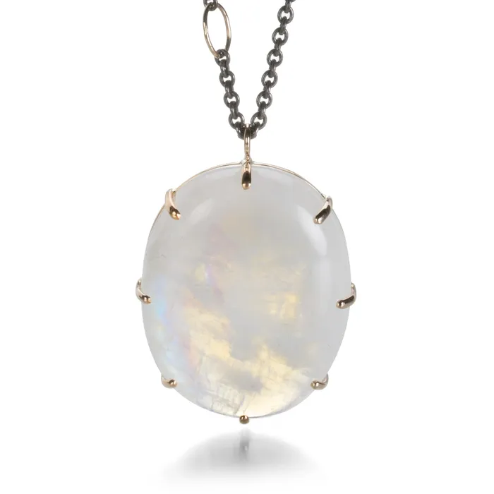 Jamie Joseph Necklaces White Rainbow Moonstone Necklace