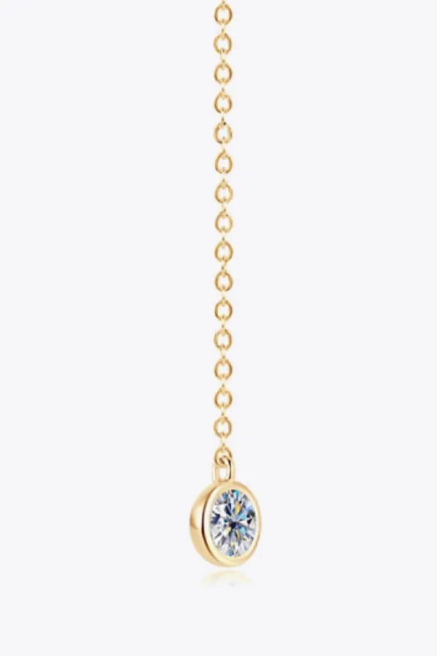 Moissanite Chain Earrings Trendsi Earrings