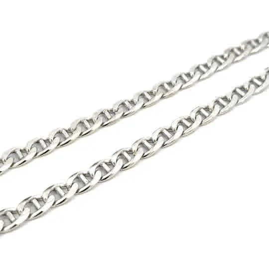 Necklaces Sterling Silver Mariner Chain in 22inch Independent Jewellers