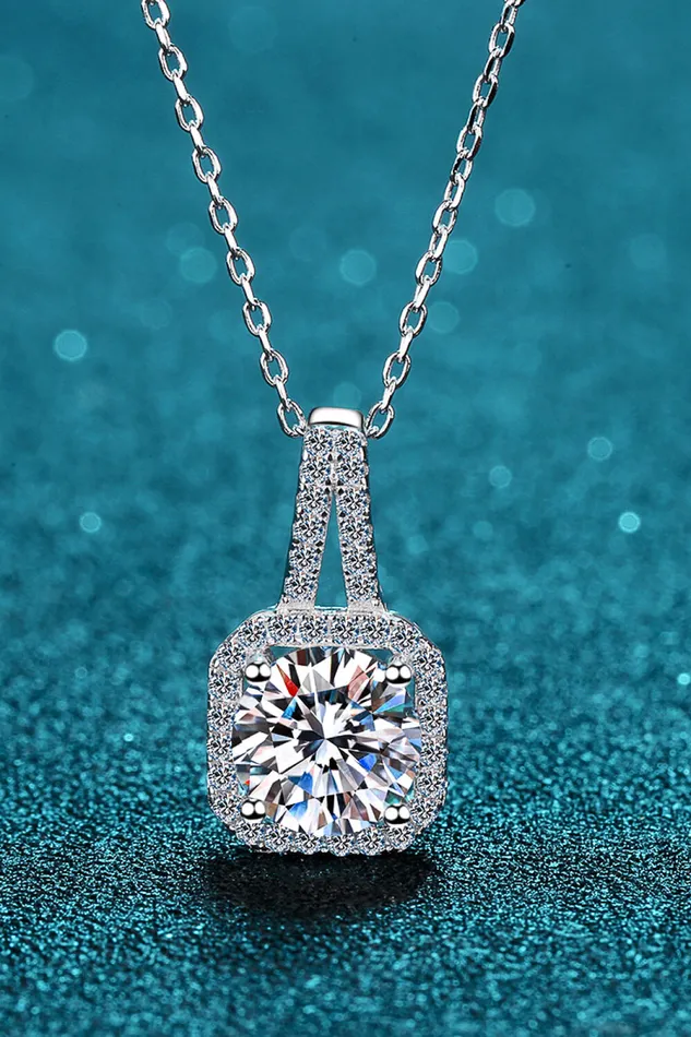 Trendsi Necklaces 1 Carat Moissanite Necklace