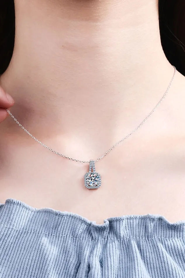 Trendsi Necklaces 1 Carat Moissanite Necklace