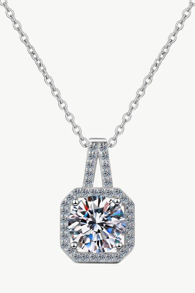 Trendsi Necklaces 1 Carat Moissanite Necklace