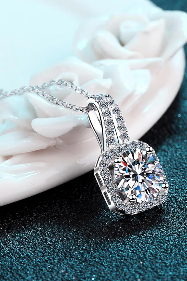 Trendsi Necklaces 1 Carat Moissanite Necklace