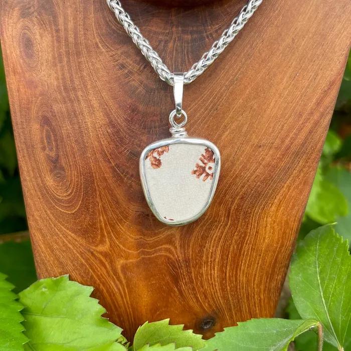 Crucian Gold Necklaces Simple Beauty Sterling Silver Pendant