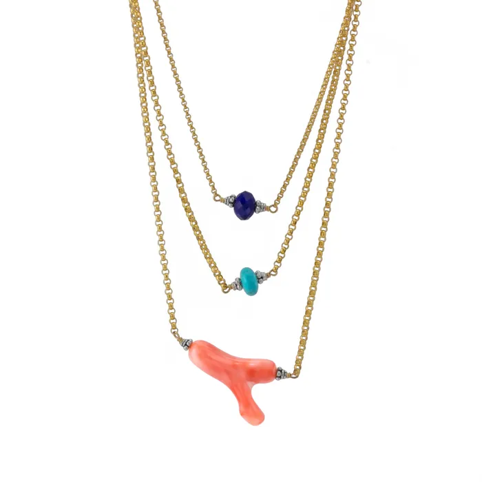 Elisa Ilana Sleeping Beauty Turquoise Necklace Necklaces Elisa Ilana Sleeping Beauty Turquoise Necklace Necklaces