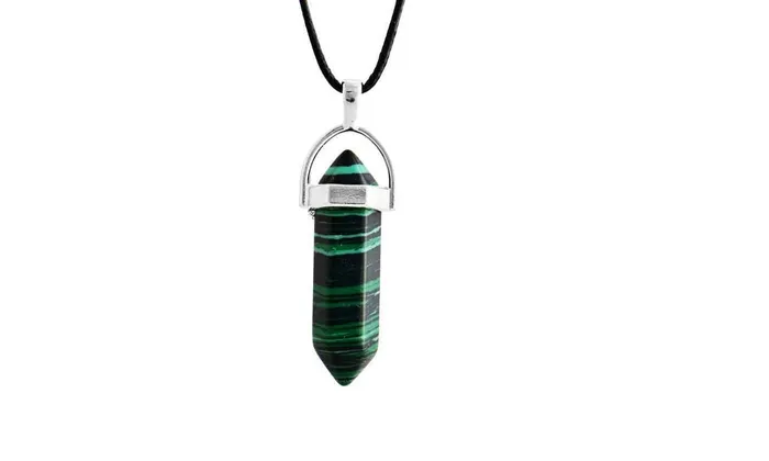 Natural Crystal Chakra Stone Necklace For Women sparklingselections Necklaces