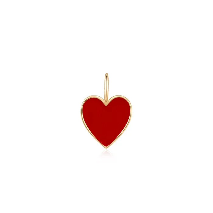 Necklaces Aurelie Gi Dulcie Tiny Candy Red Heart Pendant