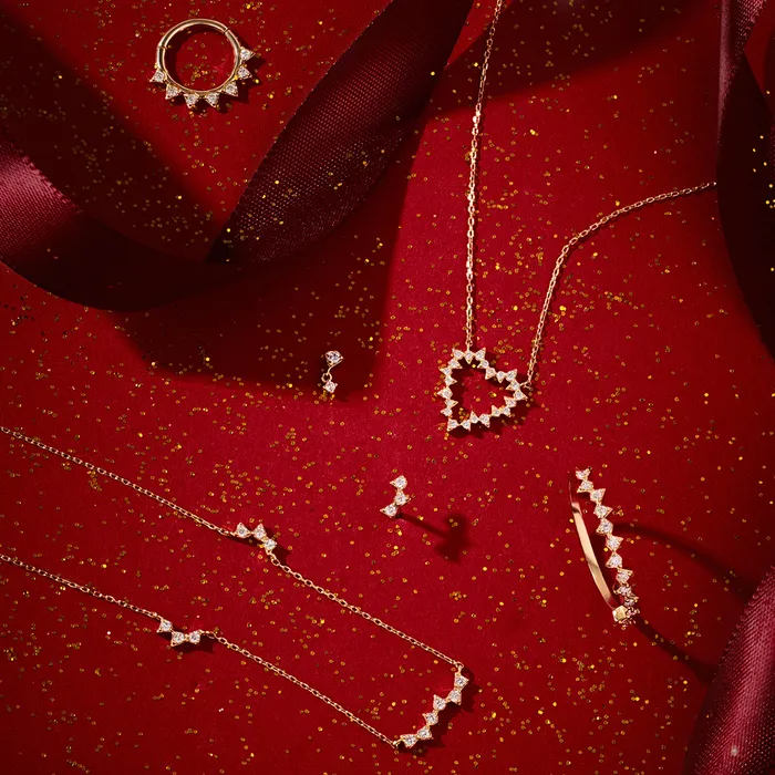 Necklaces Aurelie Gi SAYLOR LabGrown Diamond Heart Necklace