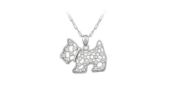 Necklaces sparklingselections Scottie Dog Puppy Pendant Necklace