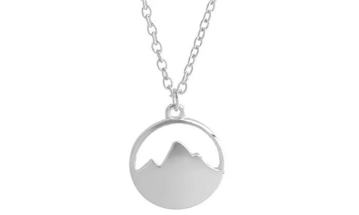 Necklaces sparklingselections Tiny Mountain Range Peak Charm Pendant Necklace Necklaces sparklingselections Tiny Mountain Range Peak Charm Pendant Necklace