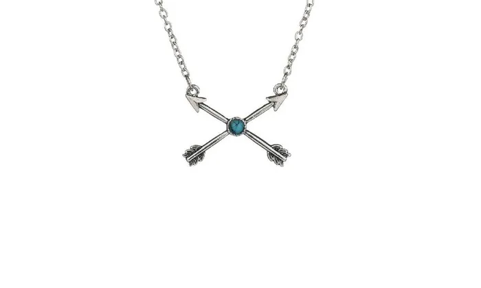 Retro Zinc Alloy Arrow Love Cross Lucky Necklace sparklingselections Necklaces Retro Zinc Alloy Arrow Love Cross Lucky Necklace sparklingselections Necklaces