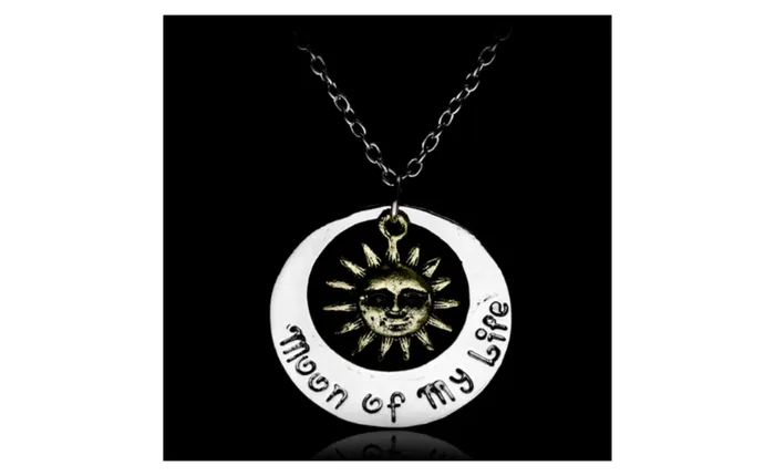 sparklingselections Necklaces Vintage Silver Plated Film Gothic Necklace