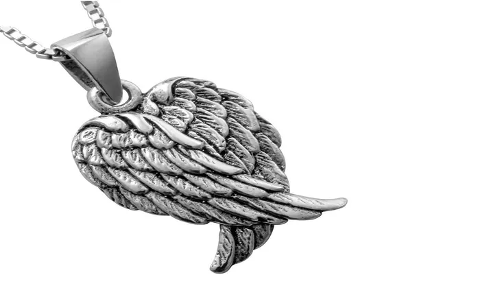 Womens Silver Angel Wings Necklace Pendant sparklingselections Necklaces