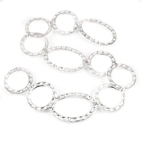 19mm 29x19mm Sterling Silver plated Copper Hammered Circle and Oval Beads 11 piecesDISCONTINUED Beadsofcambaycom Rings 19mm 29x19mm Sterling Silver plated Copper Hammered Circle and Oval Beads 11 piecesDISCONTINUED Beadsofcambaycom Rings
