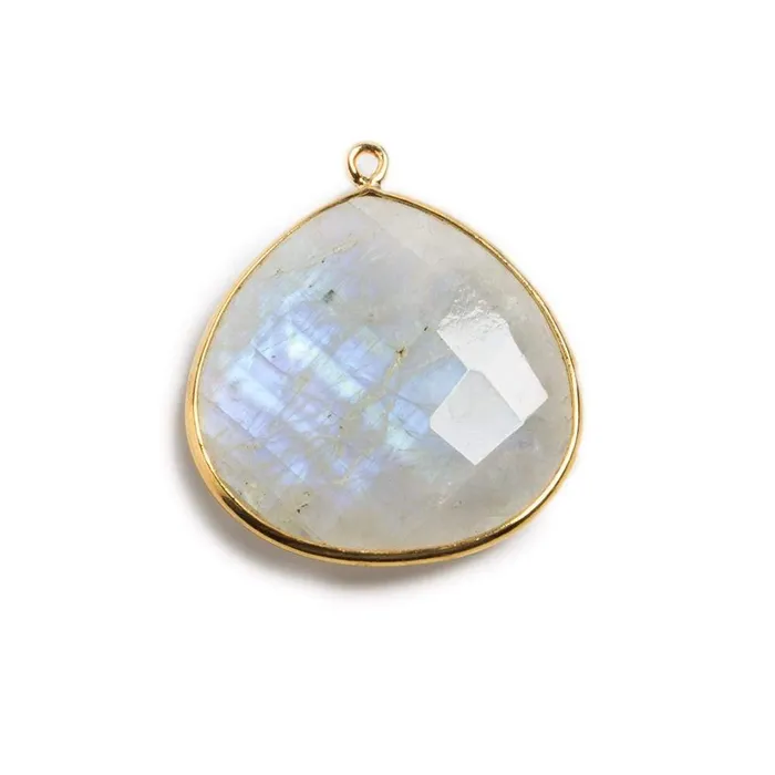 26x26mm Vermeil Bezeled Rainbow Moonstone Heart Focal Pendant 1 pc Beadsofcambaycom Necklaces 26x26mm Vermeil Bezeled Rainbow Moonstone Heart Focal Pendant 1 pc Beadsofcambaycom Necklaces