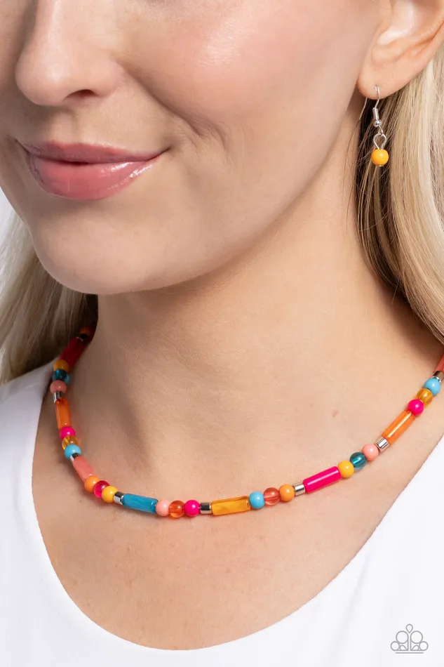 Beaded Beginner Orange Necklace Jewelry by Bretta Paparazzi Accessories Necklaces Beaded Beginner Orange Necklace Jewelry by Bretta Paparazzi Accessories Necklaces