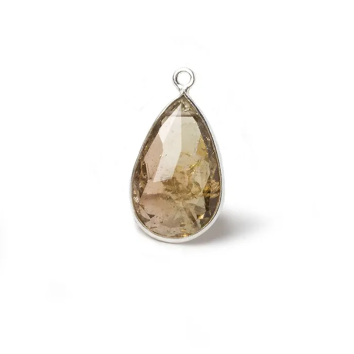 Beadsofcambaycom Necklaces 11x20mm Silver Bezel Golden Tourmaline Pear Pendant 1 Piece Beadsofcambaycom Necklaces 11x20mm Silver Bezel Golden Tourmaline Pear Pendant 1 Piece