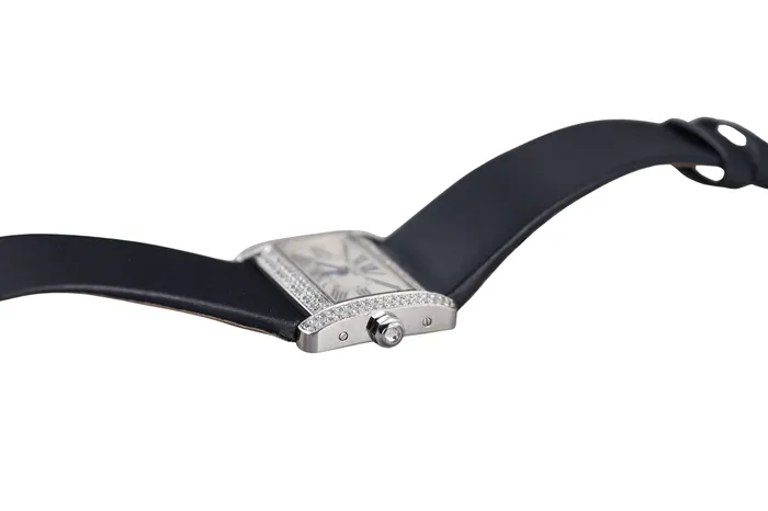 Cartier Watches Cartier Tank Divan White Gold Diamond Ladies Watch 2613