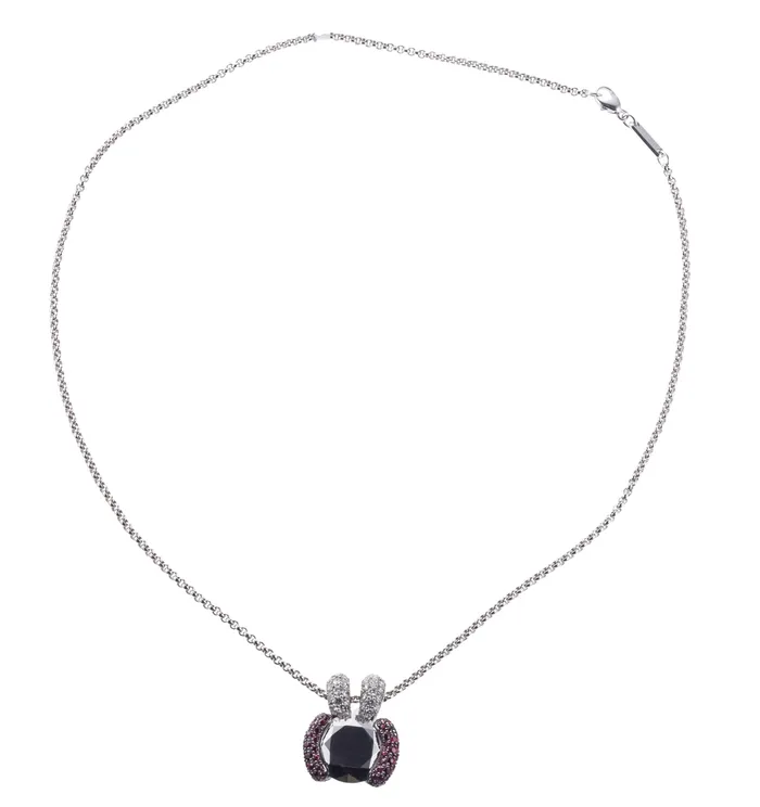 Chopard Chopard Ruby Hematite Gold Pendant Necklace Necklaces