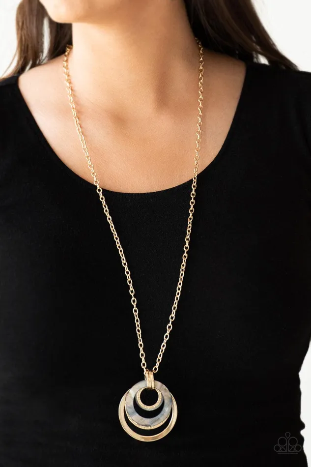 Coast Coasting Gold Necklace Jewelry By Bretta Paparazzi Accessories Necklaces