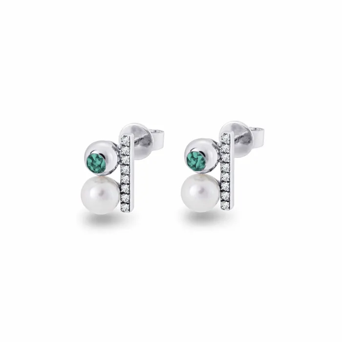Earrings EverWith EverWith Ladies Rondure Opulence Memorial Ashes Earrings