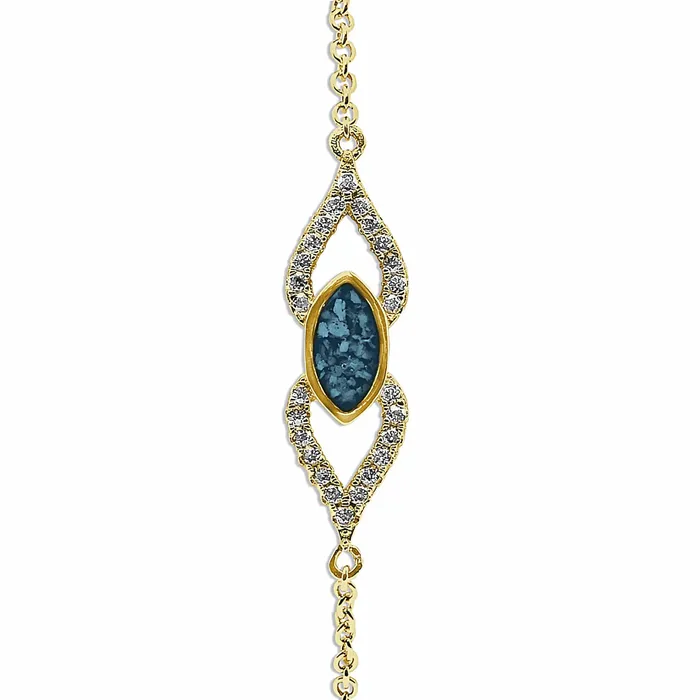 EverWith Ladies Respect Memorial Ashes Bracelet with Fine Crystals EverWith Bracelets