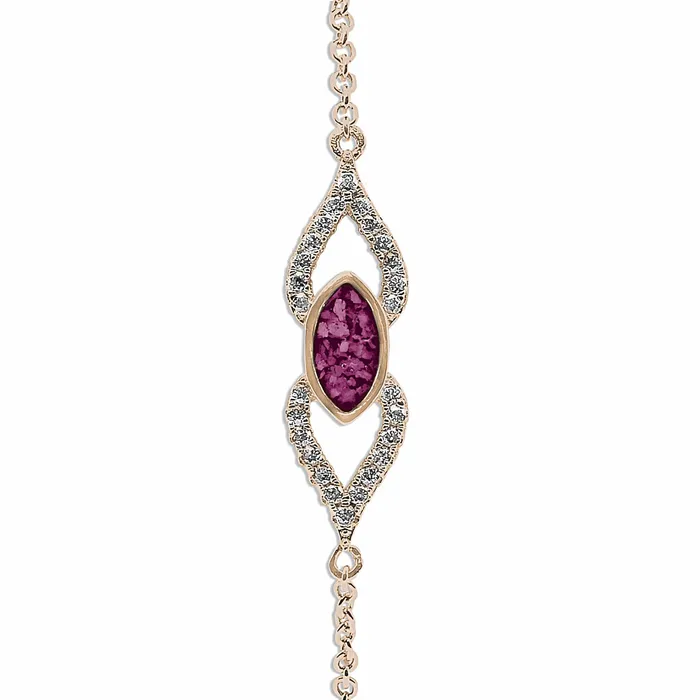 EverWith Ladies Respect Memorial Ashes Bracelet with Fine Crystals EverWith Bracelets