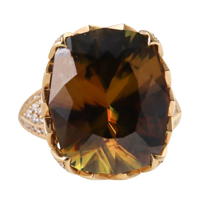 Kat Florence Rings Kat Florence 2002ct Sphene Diamond Gold Ring