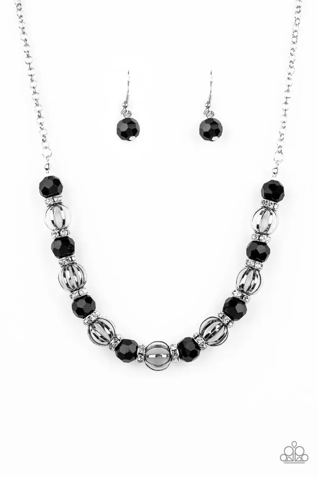 Metro Majestic Black Necklace Jewelry By Bretta Paparazzi Accessories Necklaces