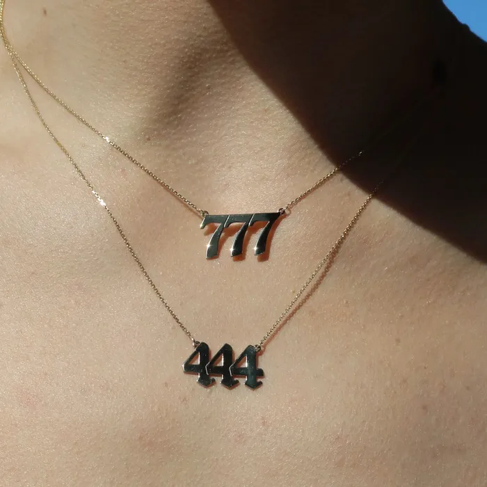 Necklaces Angel Number Necklace FJC Necklaces Angel Number Necklace FJC