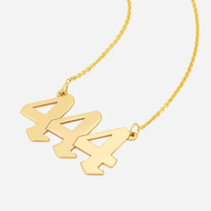 Necklaces Angel Number Necklace FJC Necklaces Angel Number Necklace FJC