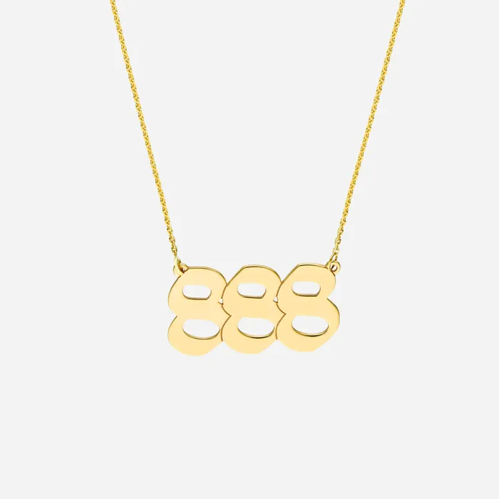 Necklaces Angel Number Necklace FJC Necklaces Angel Number Necklace FJC