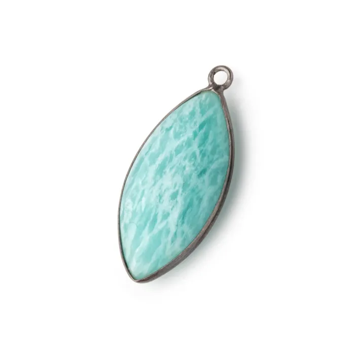 Necklaces Beadsofcambaycom 31x16mm Black Gold 925 Bezel Amazonite Plain Marquise Pendant 1 Focal Bead Necklaces Beadsofcambaycom 31x16mm Black Gold 925 Bezel Amazonite Plain Marquise Pendant 1 Focal Bead
