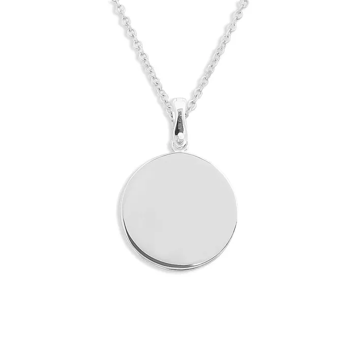 Necklaces EverWith EverWith Engraved Tree of Life Discreet Messaging Memorial Handwriting Pendant