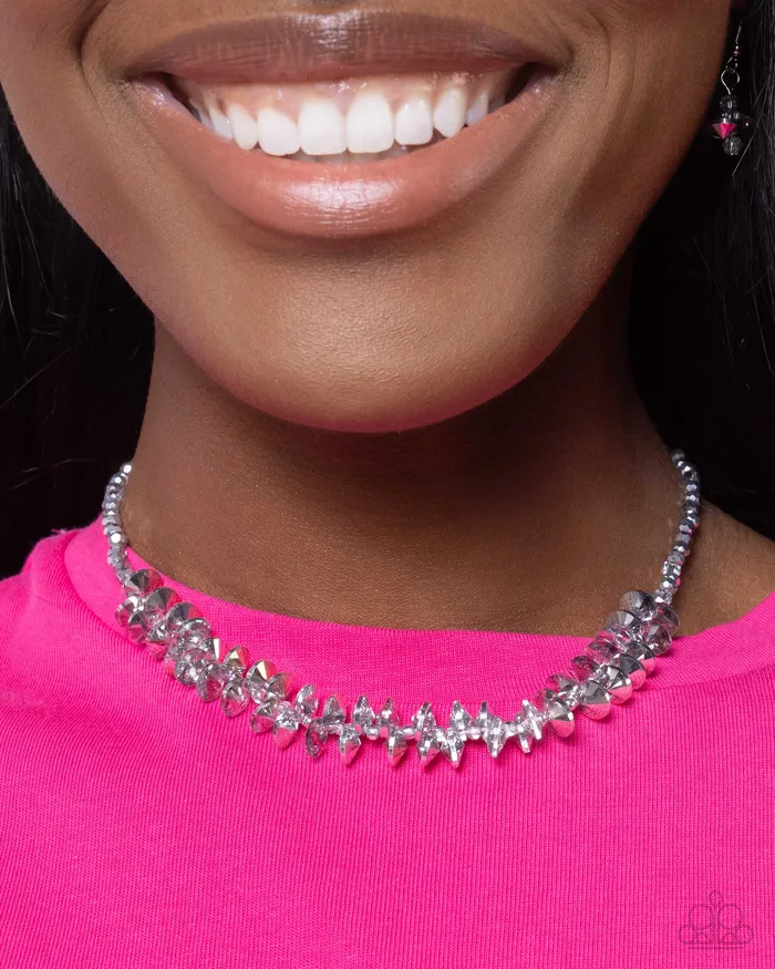 Necklaces Flickering Fashion Silver Necklace Jewelry by Bretta Paparazzi Accessories Necklaces Flickering Fashion Silver Necklace Jewelry by Bretta Paparazzi Accessories