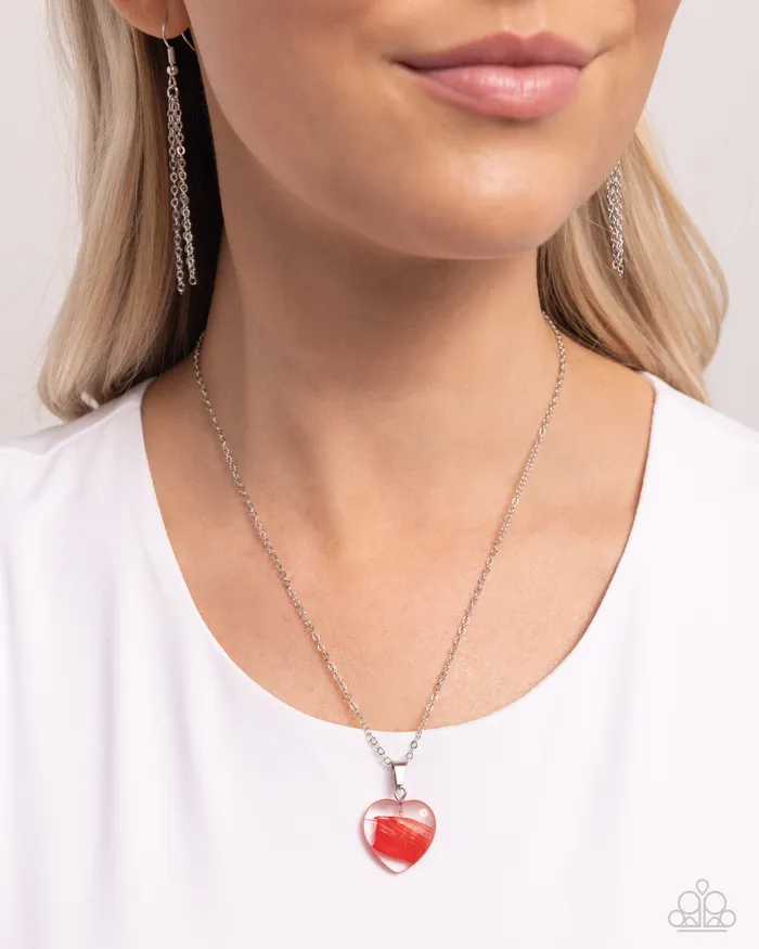 Necklaces HEART Exhibition Red Heart Necklace Jewelry by Bretta Paparazzi Accessories Necklaces HEART Exhibition Red Heart Necklace Jewelry by Bretta Paparazzi Accessories