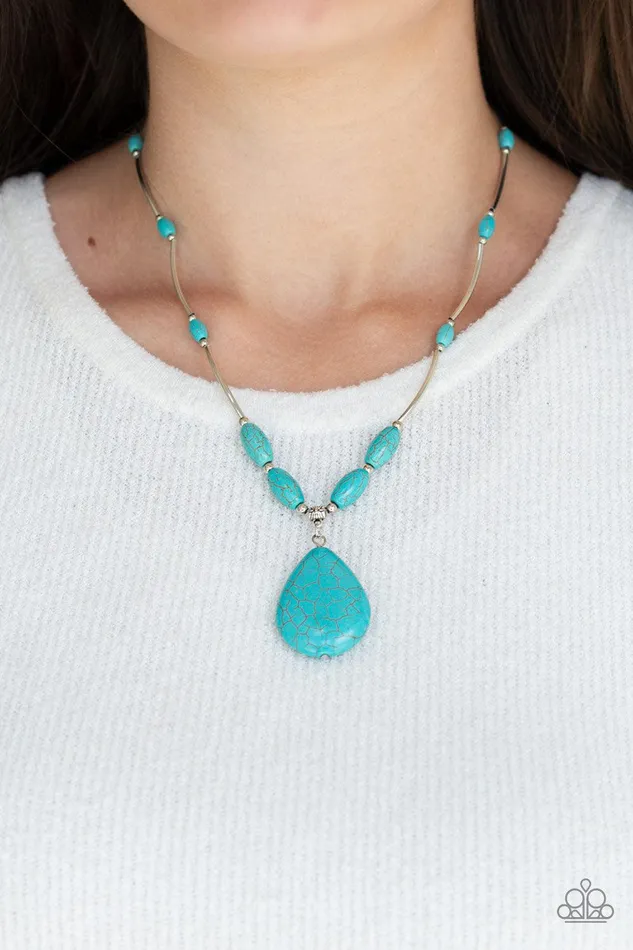 Necklaces Paparazzi Accessories Explore The Elements Blue Necklace Jewelry by Bretta Necklaces Paparazzi Accessories Explore The Elements Blue Necklace Jewelry by Bretta