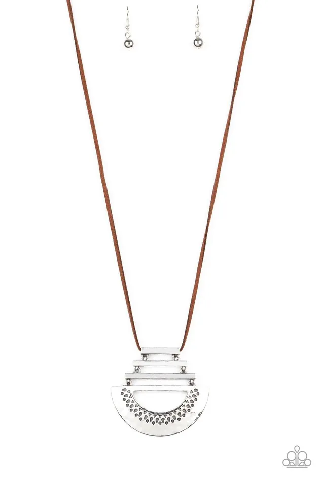 Necklaces Paparazzi Accessories Rise and SHRINE Brown Necklace Jewelry by Bretta