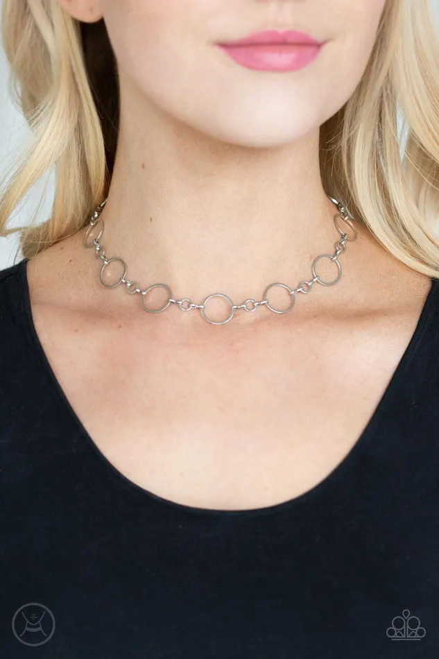 Necklaces Paparazzi Accessories Simply City Slicker Silver Choker Necklace Jewelry by Bretta Necklaces Paparazzi Accessories Simply City Slicker Silver Choker Necklace Jewelry by Bretta