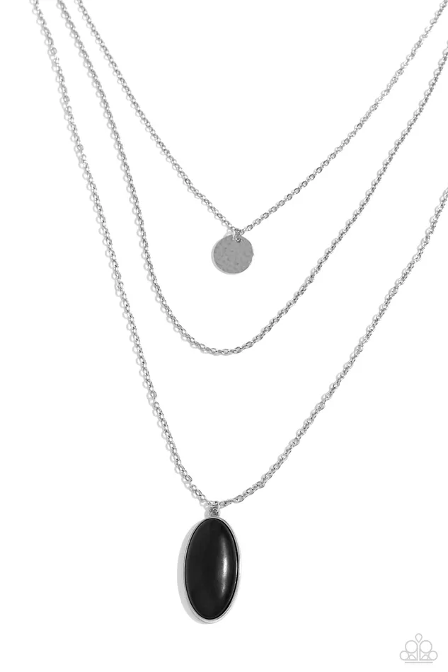 Necklaces Perennial Phenomena Black Necklace Jewelry by Bretta Paparazzi Accessories