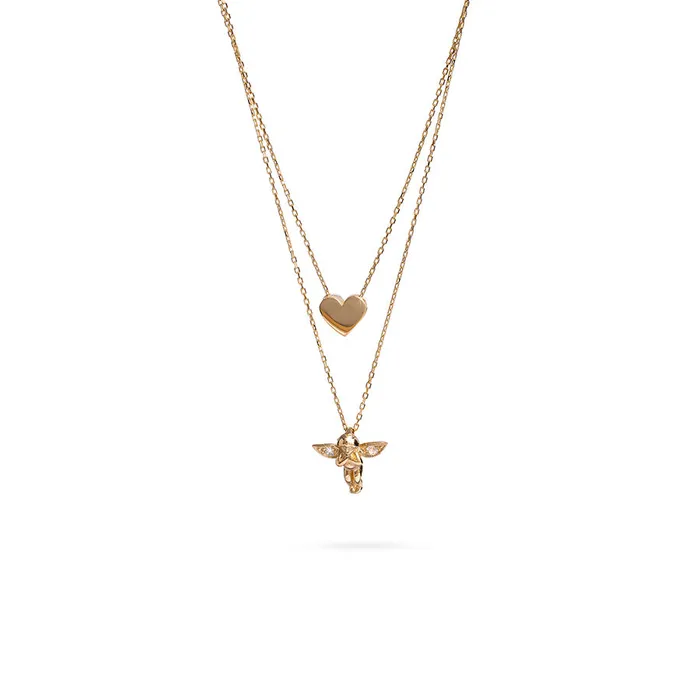 Necklaces Senso Gold Senso Gold Angel Necklace